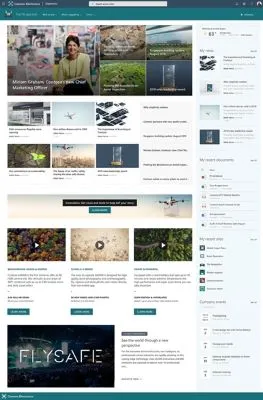 SharePoint Landing page